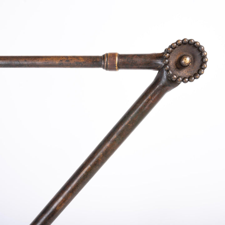 Antique Brass Daisy Joint Machinist Lamp by John Dugdill & Co