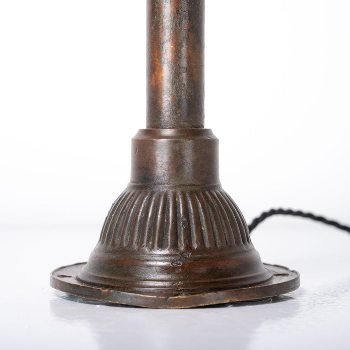 Antique Brass Daisy Joint Machinist Lamp by John Dugdill & Co