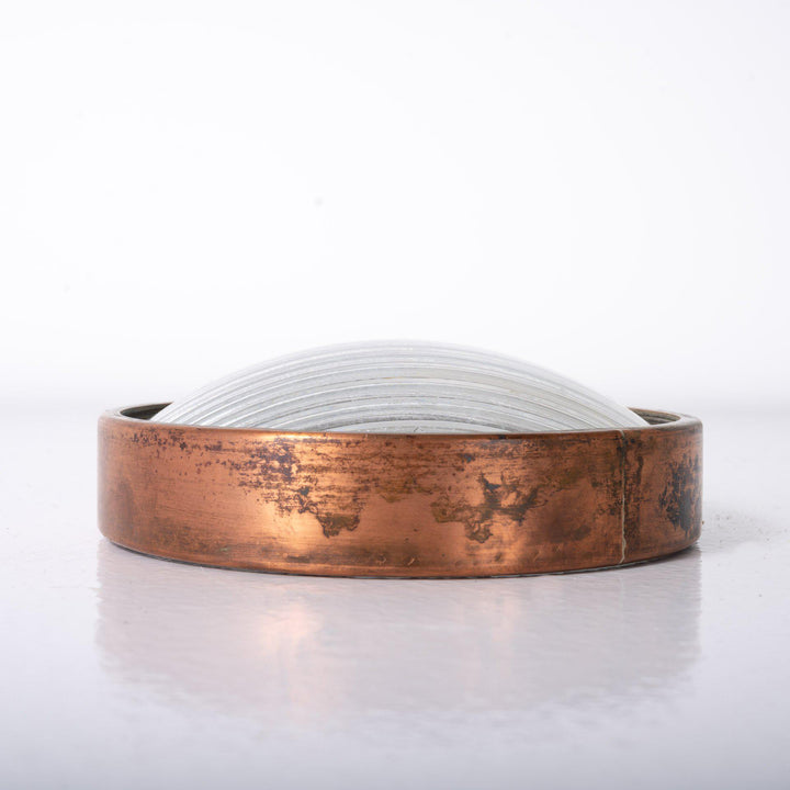 Holophane Fresnel Lens with Copper Surround