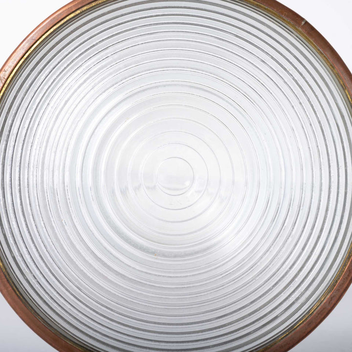 Holophane Fresnel Lens with Copper Surround