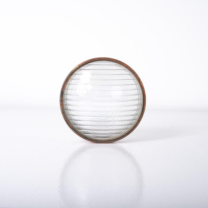Holophane Fresnel Lens with Copper Surround