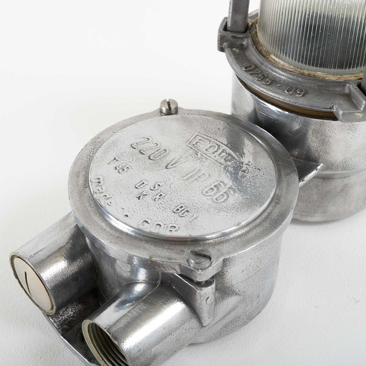 Reclaimed German Cargo Ship Bulkhead Lights by EOW (S)
