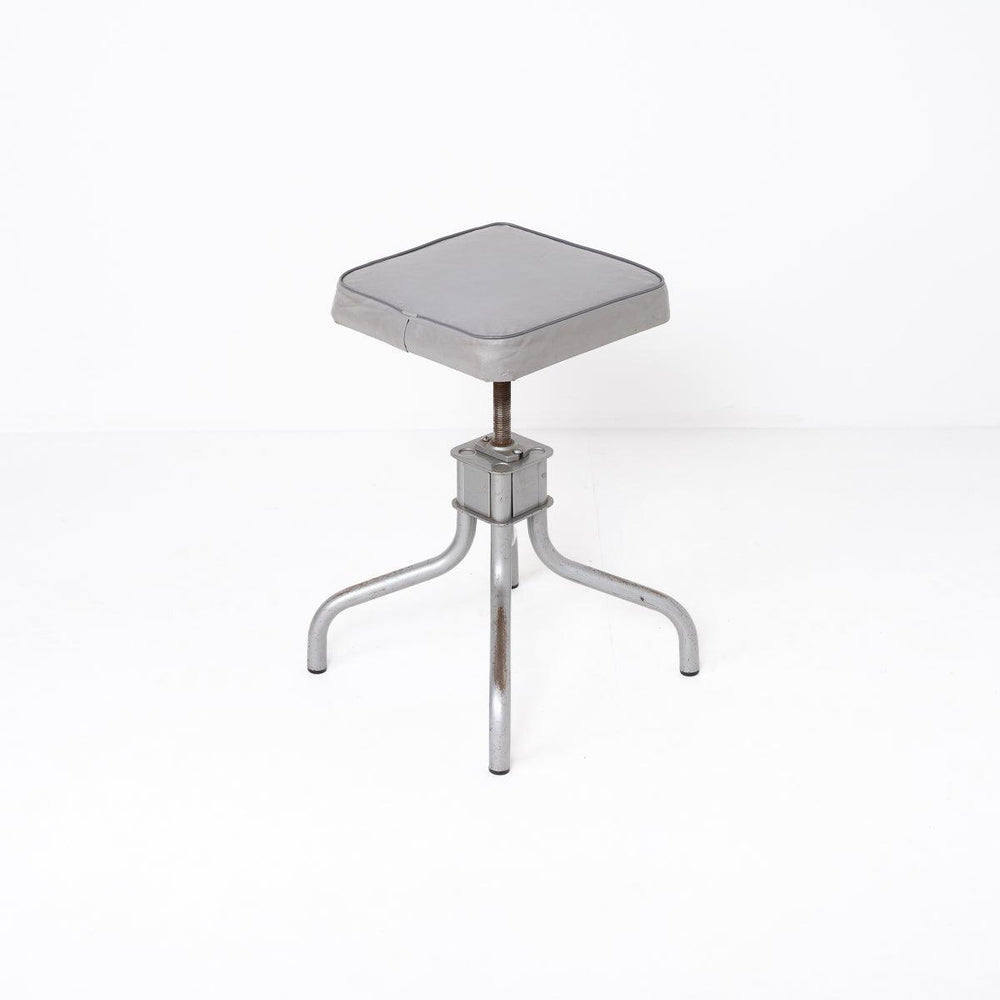 Reclaimed Industrial Factory Height Adjustable Stools by Leabank Chairs Ltd