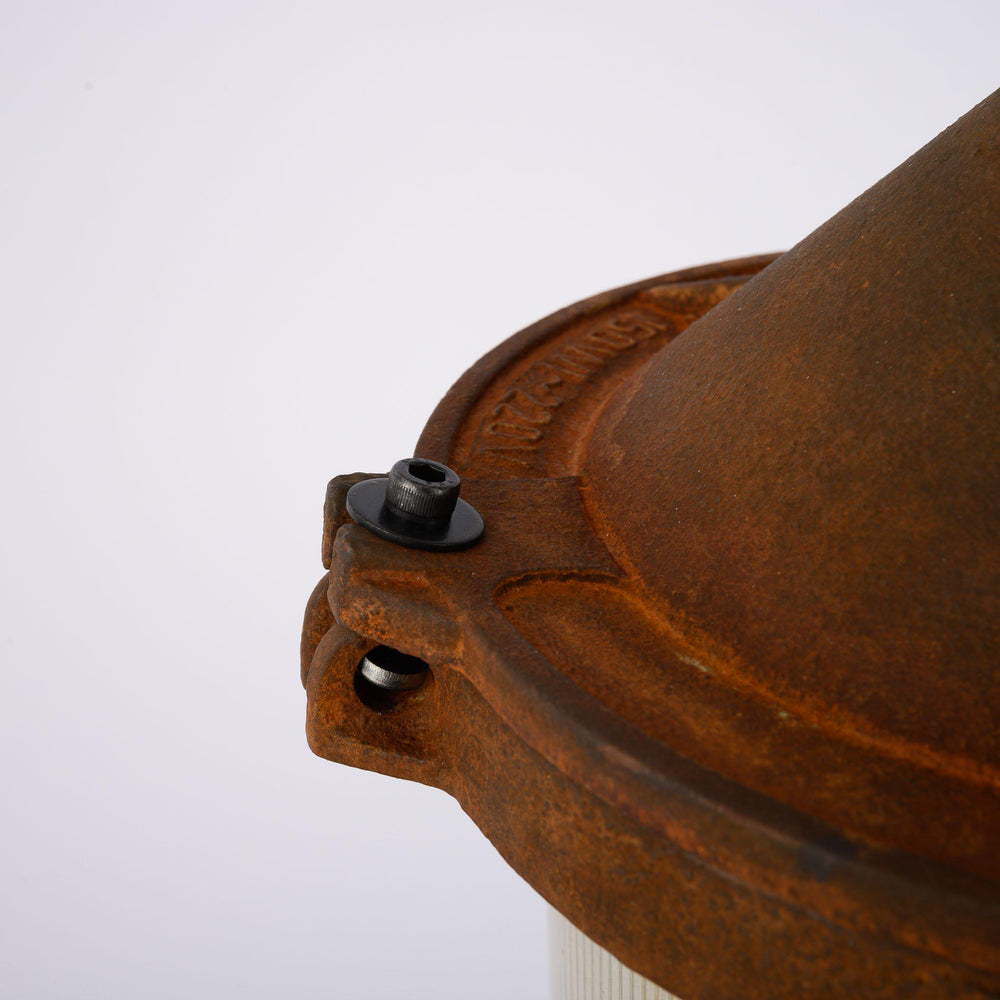 Reclaimed Rusted Prismatic Industrial Light Pendants V2
