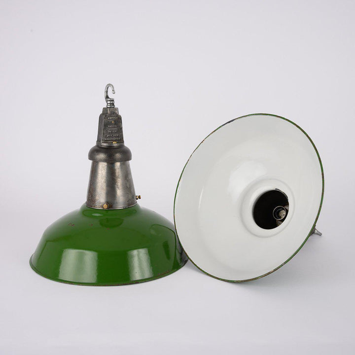 Vintage Industrial Pendants by Wardle of Manchester