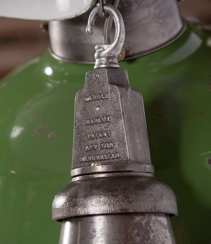 Vintage Industrial Pendants by Wardle of Manchester