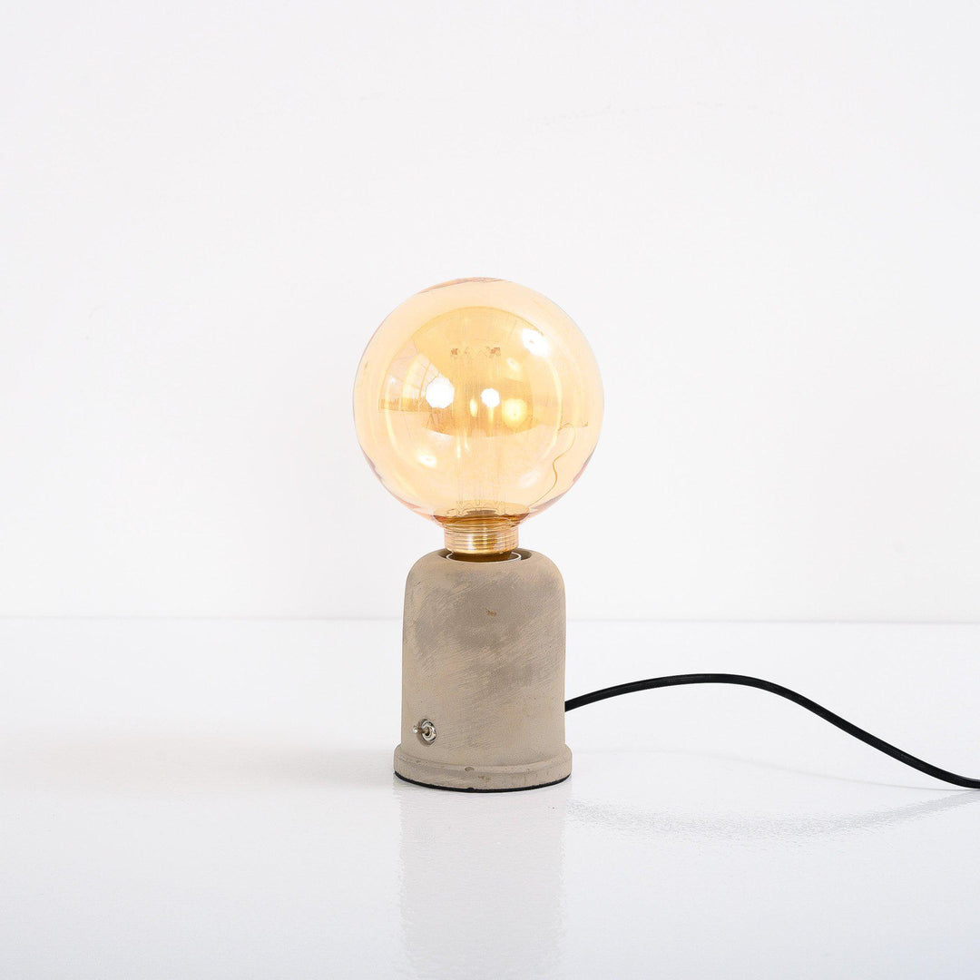 Vintage Industrial Style Concrete Table Lamp Base