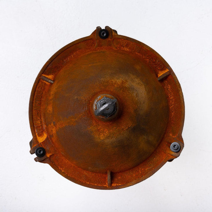 XL Extreme Rusted Industrial Pendant Lights with Prismatic Glass