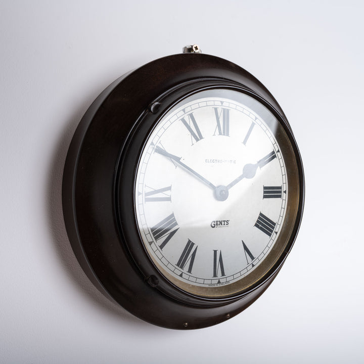 Art Deco Bakelite "Electro-Matic" Wall Clock by Gents of Leicester · England
