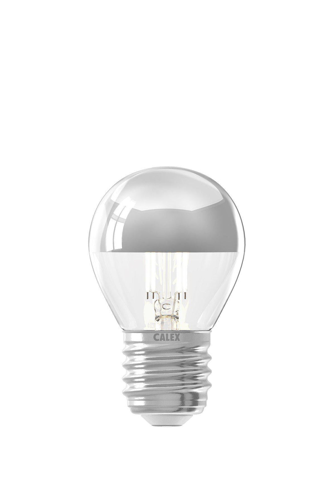 Calex 425127 | LED White Filament Bulb | Glass Top | E27 | P45 | 4W