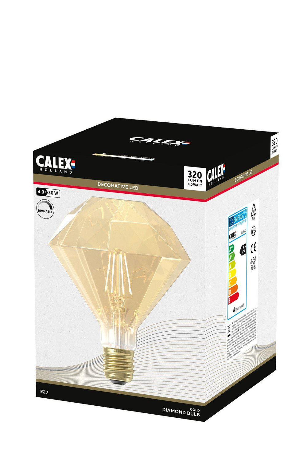 Calex 425442 | LED Diamond Bulb | E27 | 4W