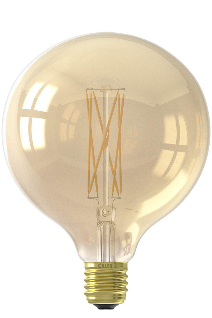 Calex 425484 | LED Gold Long Filament Bulb | E27 | G125 | 4W