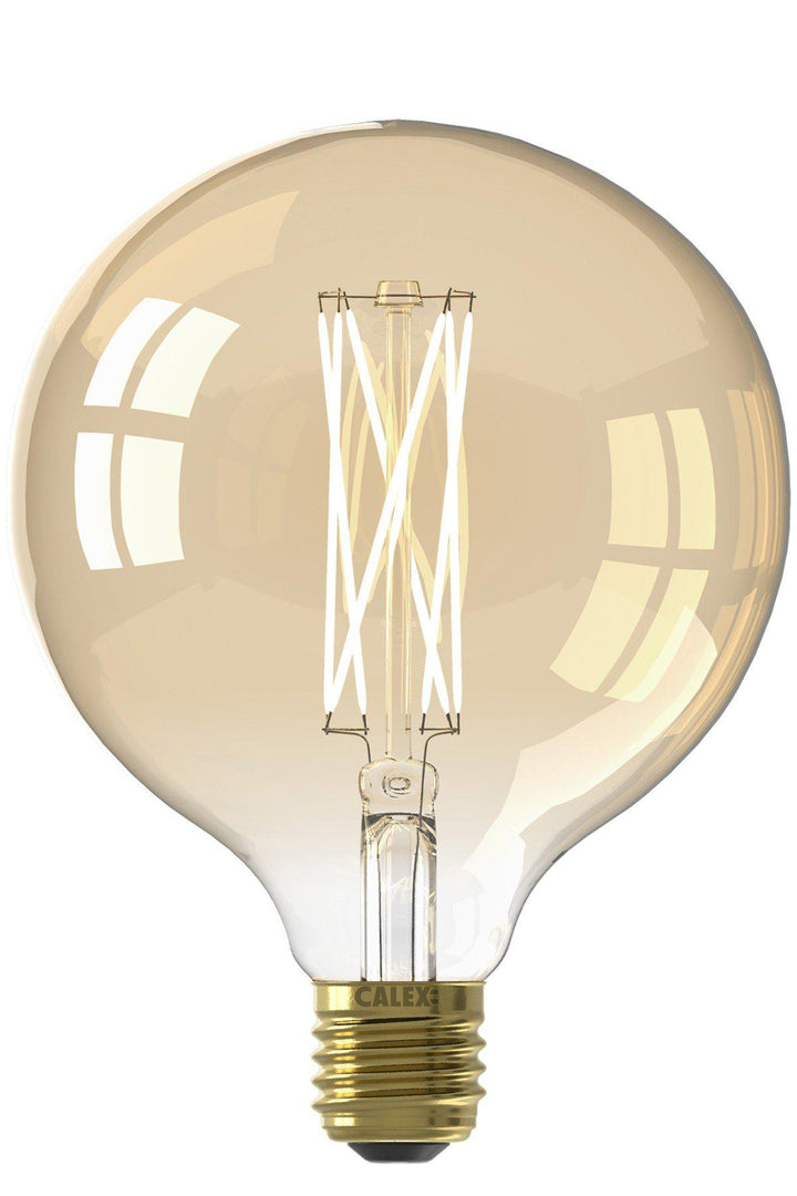 Calex 425484 | LED Gold Long Filament Bulb | E27 | G125 | 4W