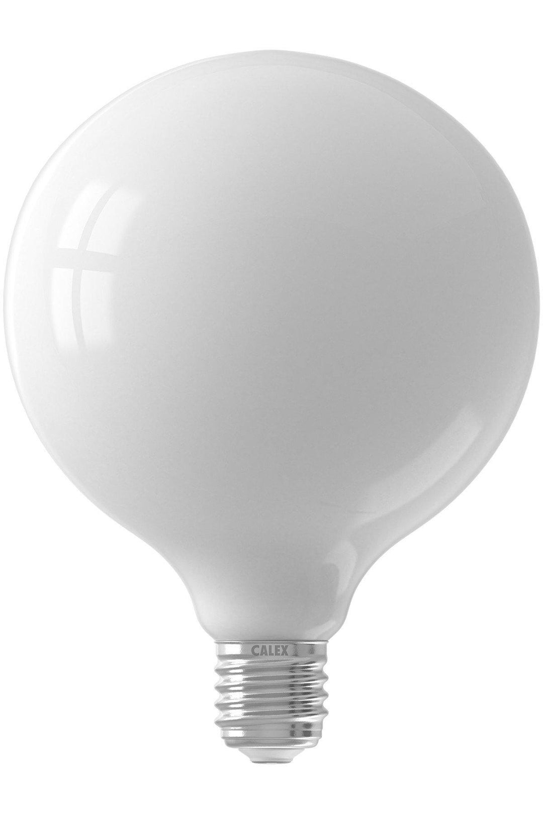 Calex 425490 | LED White Opaline Bulb | E27 | G125 | 8W