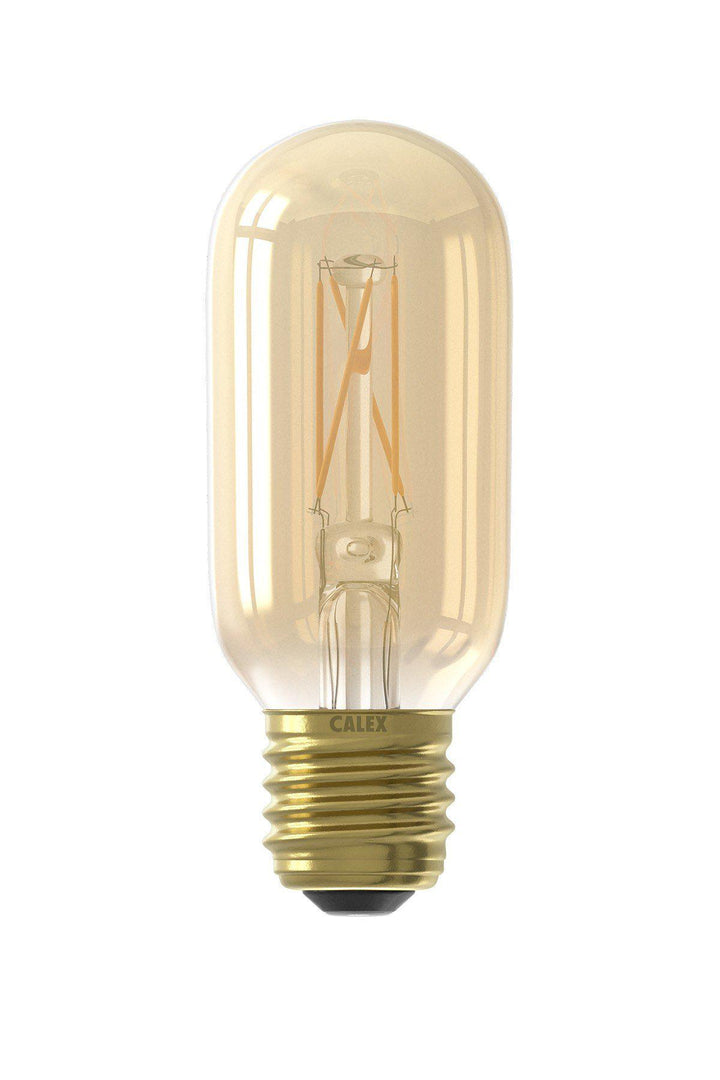 Calex 425494 | LED Gold Filament Tubular Bulb | E27 | T45L | 4W
