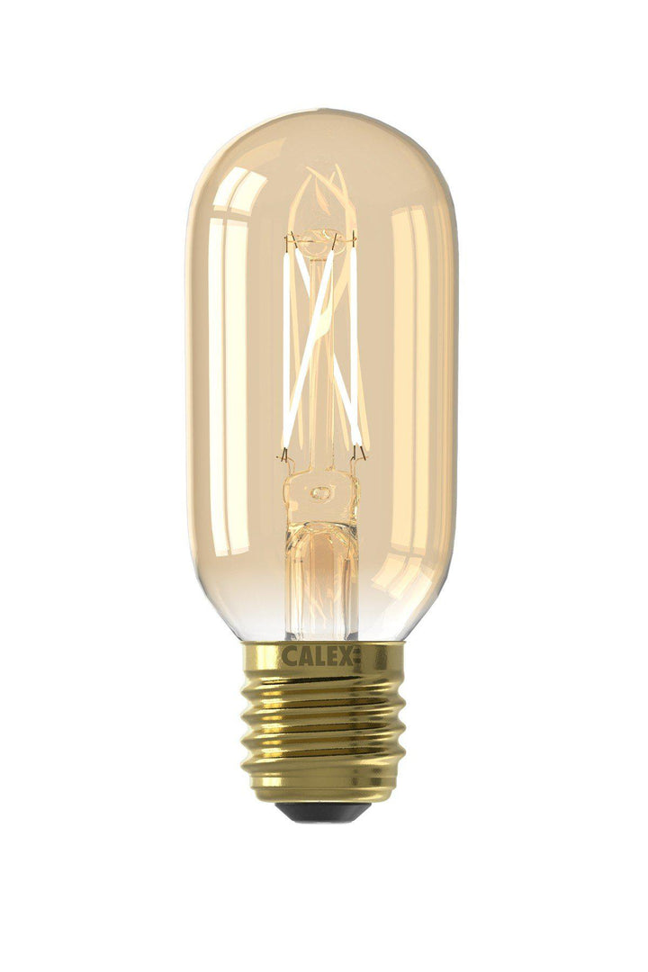 Calex 425494 | LED Gold Filament Tubular Bulb | E27 | T45L | 4W