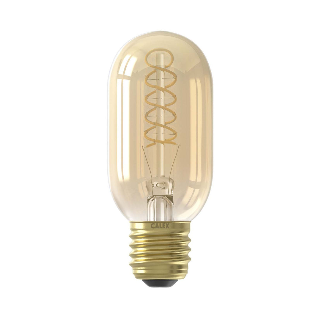 Calex 425726 | LED Gold Flex Filament Tubular Bulb | E27 | 4W
