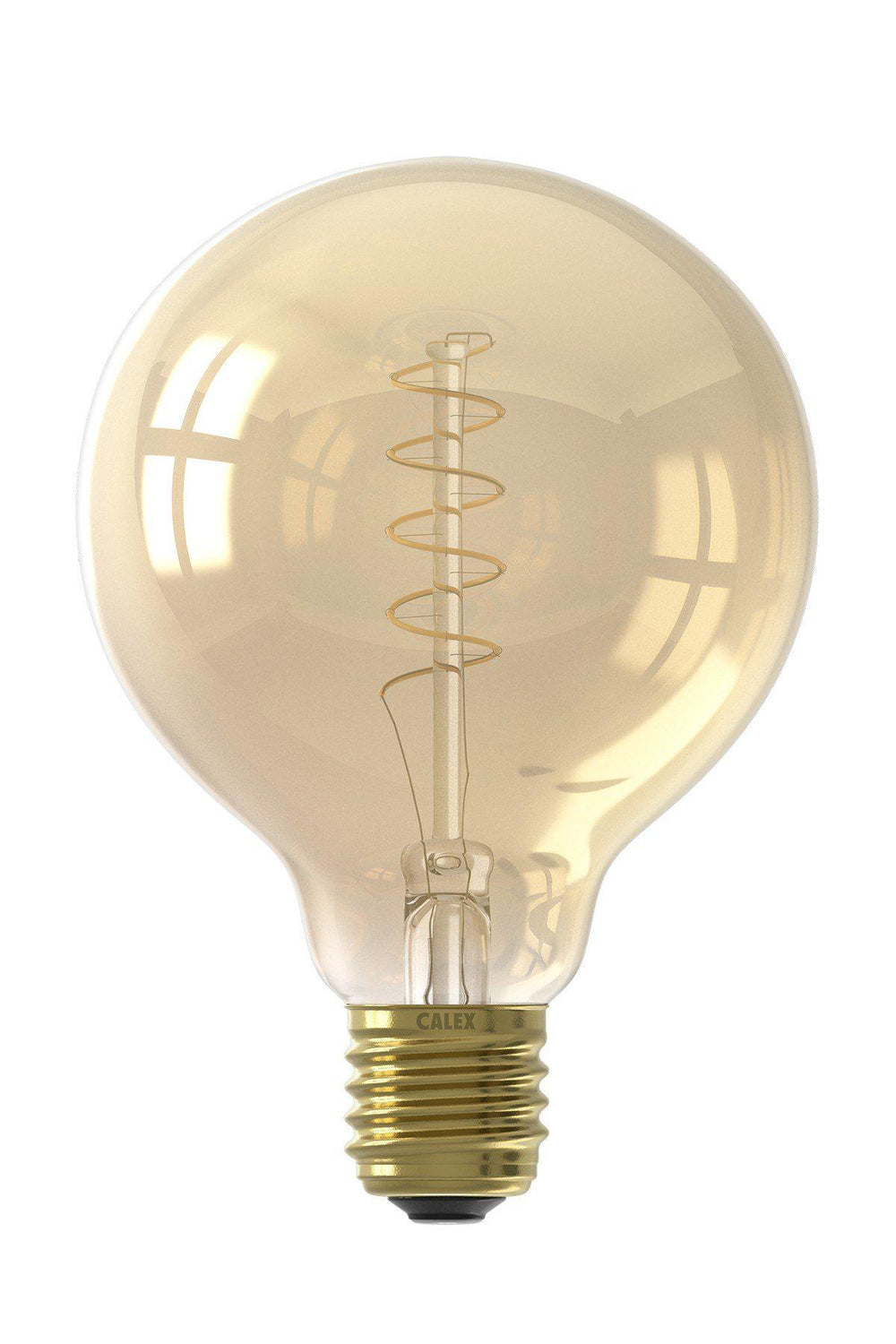 Calex 425779 | LED Gold Spiral Filament Bulb | E27 | G95 | 4W