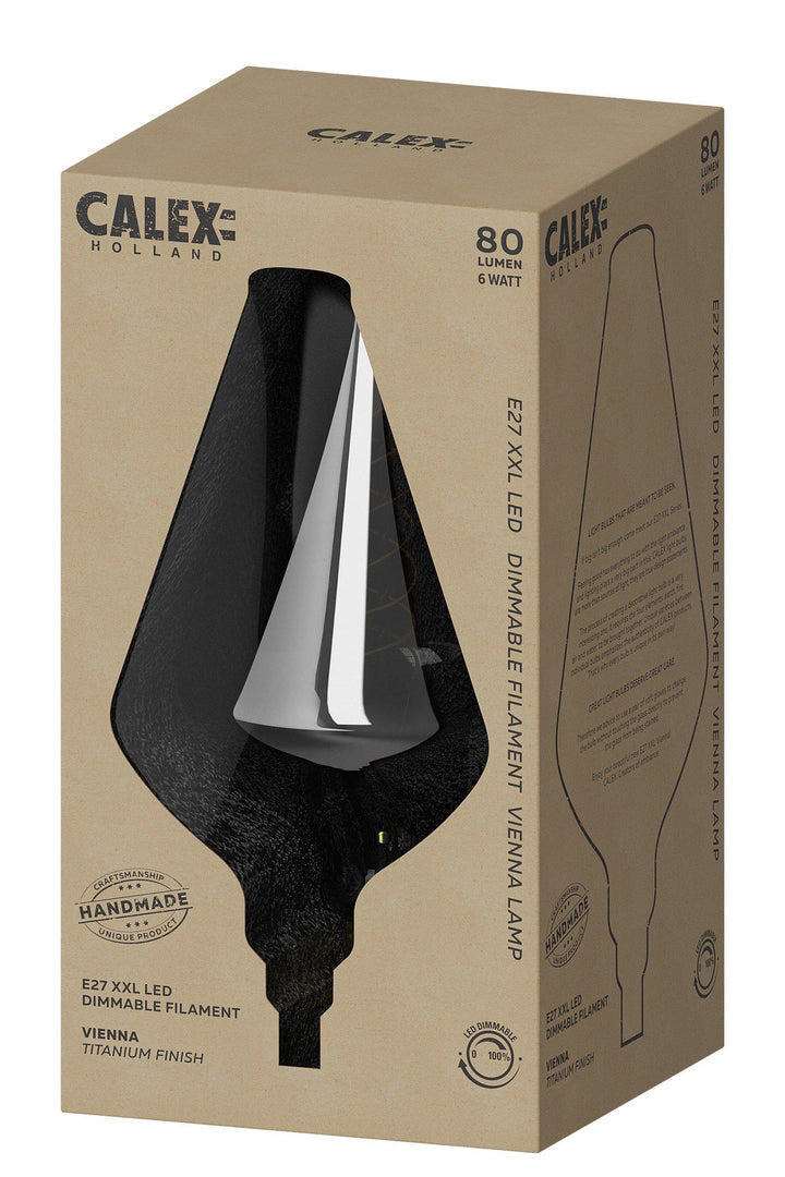 Calex 425954 | LED Titanium XXL Vienna | E27 | 6W