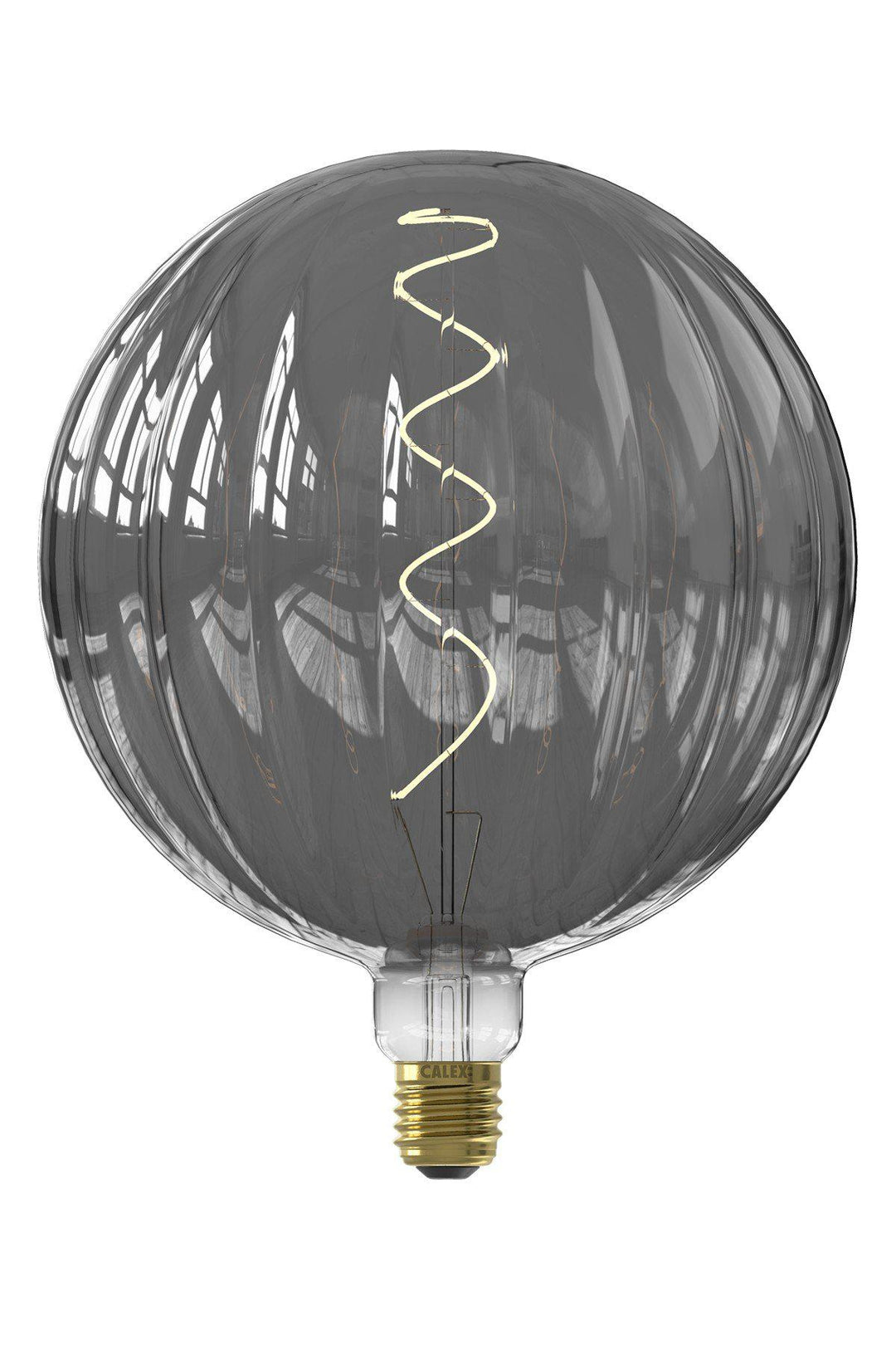 Calex 473879 LED Globe Crown Lamp, 3.5W, E27, Gold