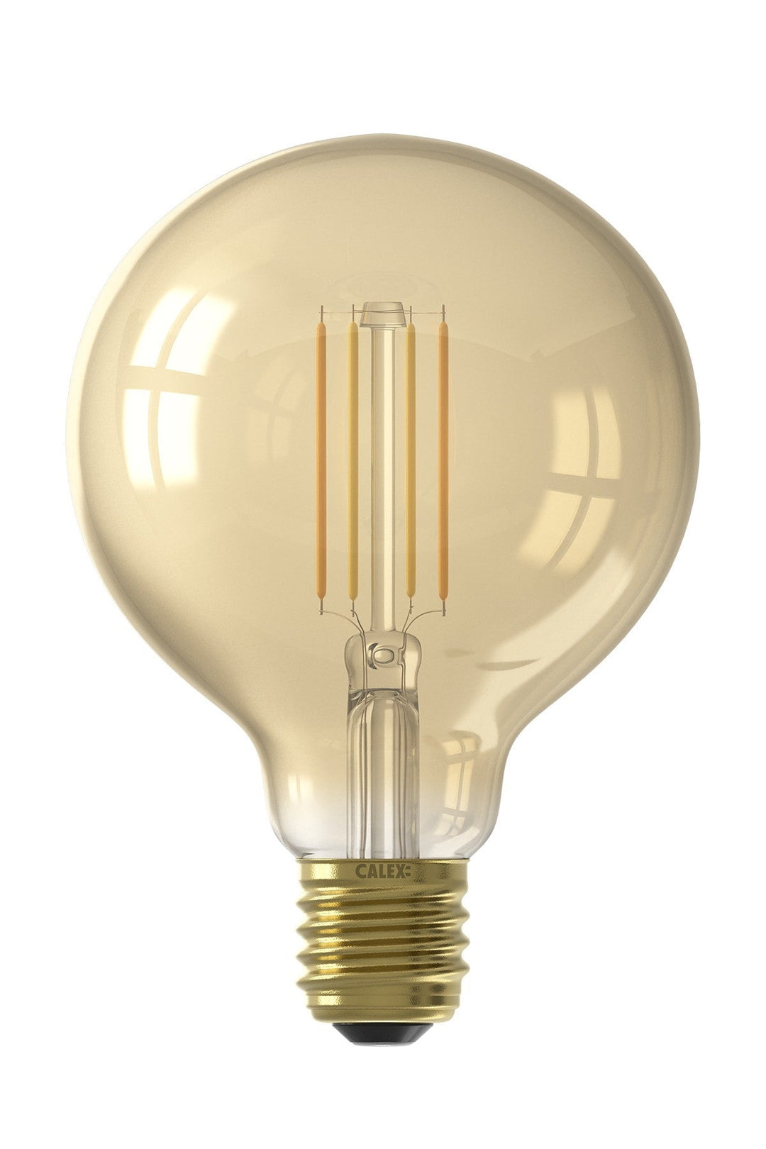 Calex 429114 Smart Globe LED Bulb | Gold Finish | G95 | E27 | 7W