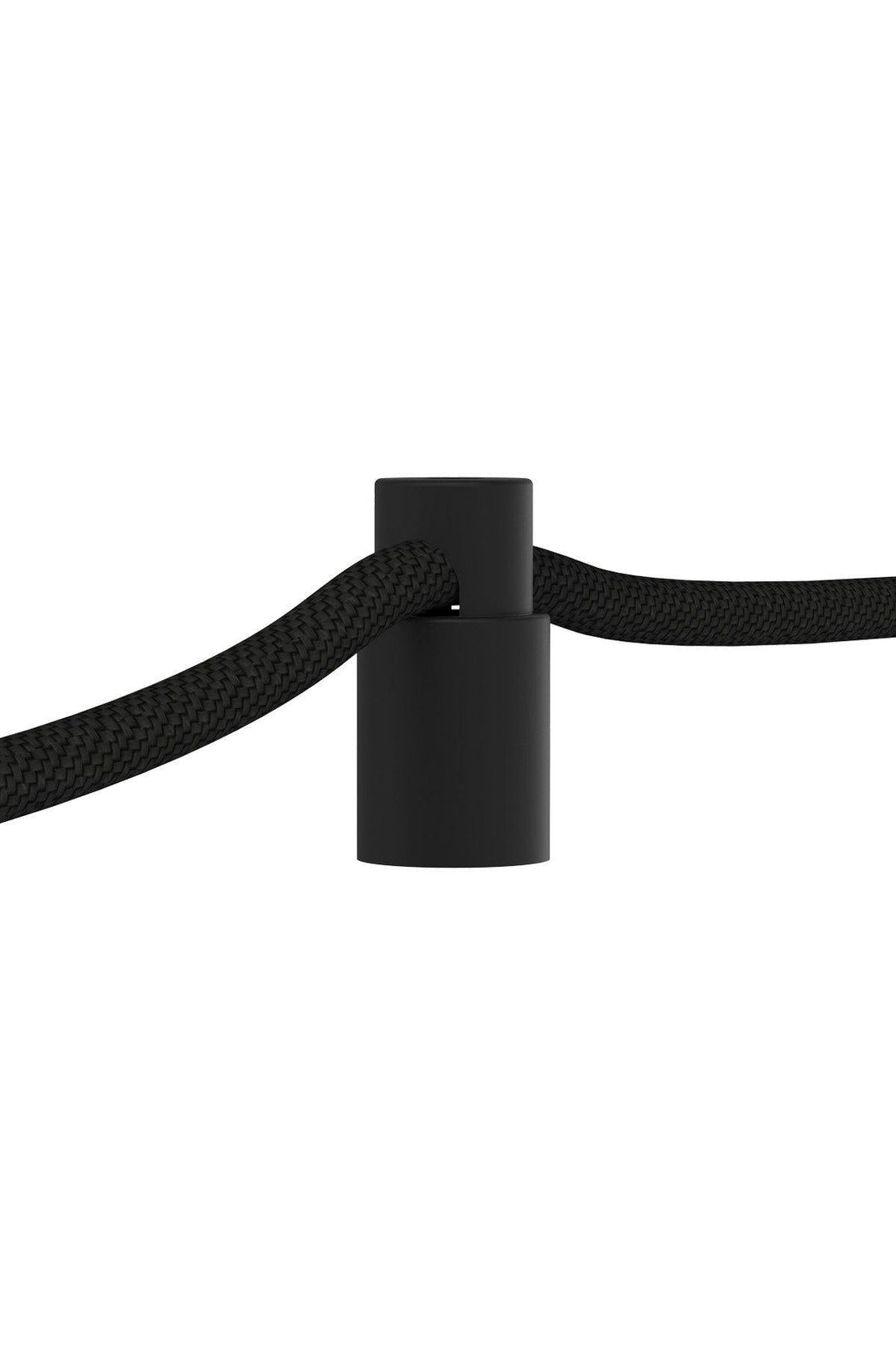 Calex 940090 | Cable Holders | Black Aluminium | Pack of 5