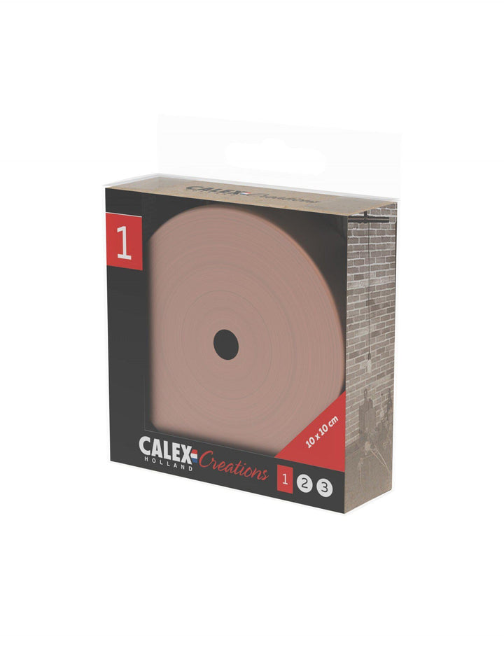 Calex One Hole Satin Copper Ceiling Rose - 940018