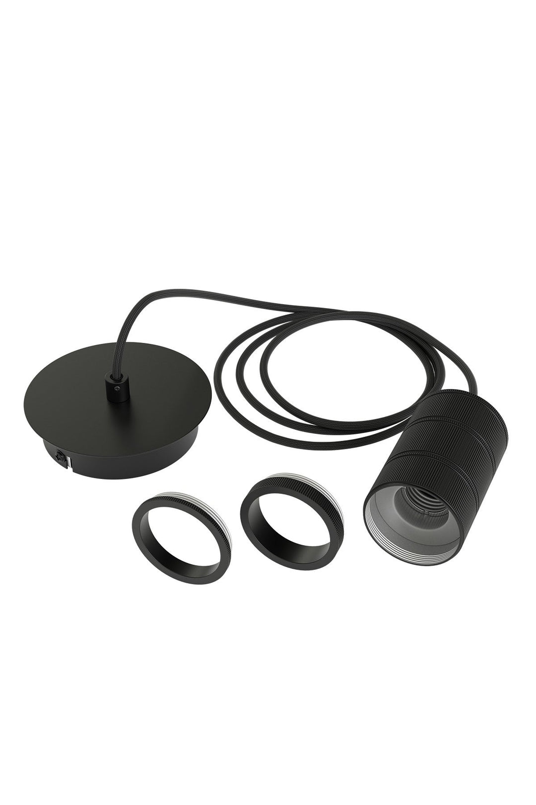 Calex Single Pendant Cord Set Industrial Black - 965255
