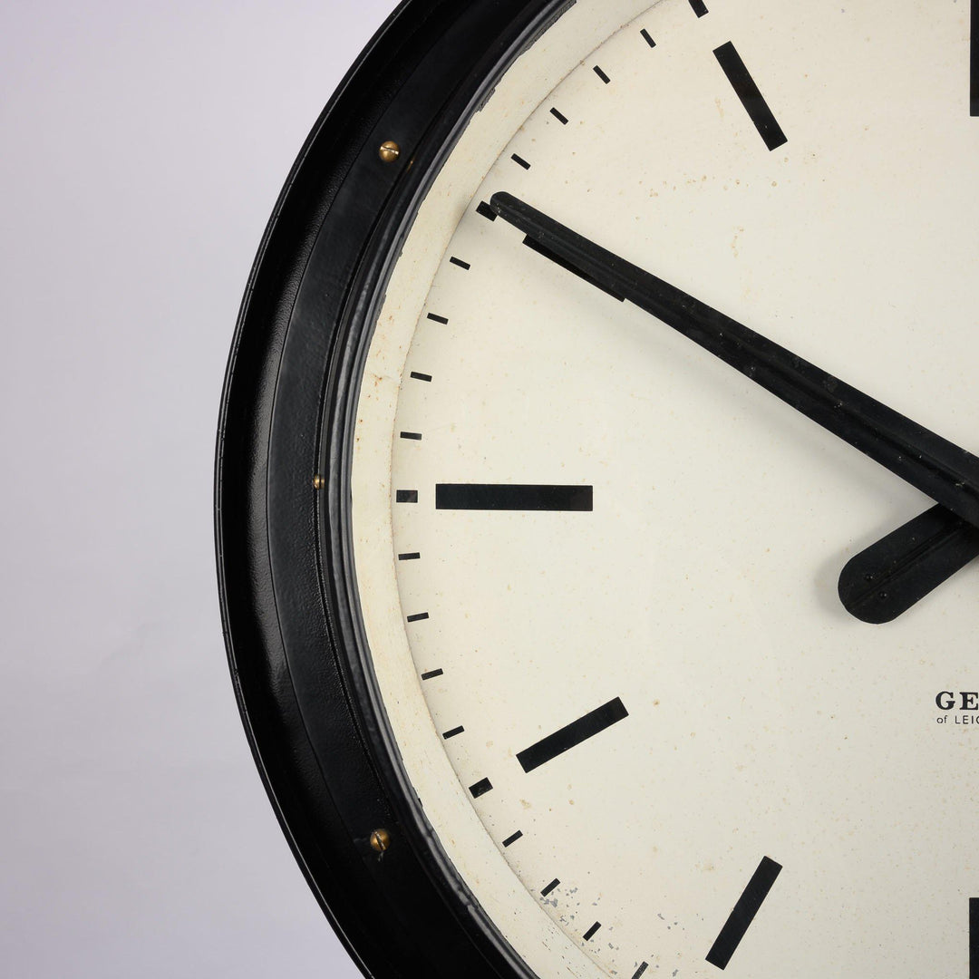 Double sided Railway Platform Clock by Gents of Leicester