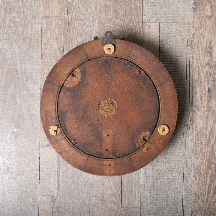 Early Antique Timber Cased Pul-Syn-Etic Slave Clock by Gent & Co Limited, Leicester