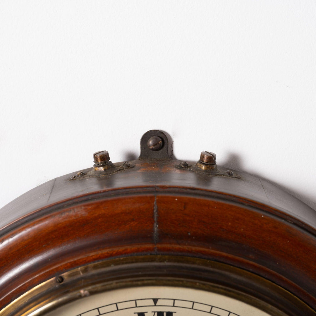 Early Antique Timber Cased Pul-Syn-Etic Slave Clock by Gent & Co Limited, Leicester