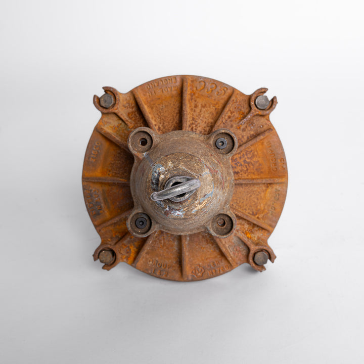 Early Cast Iron Flameproof Industrial Pendant Lights by G.E.C