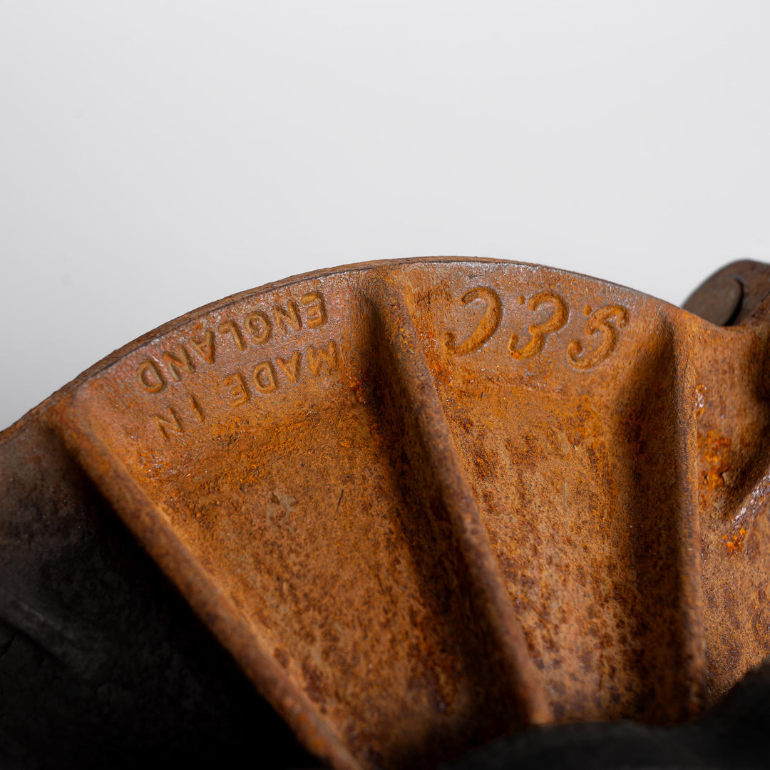 Early Cast Iron Flameproof Industrial Pendant Lights by G.E.C