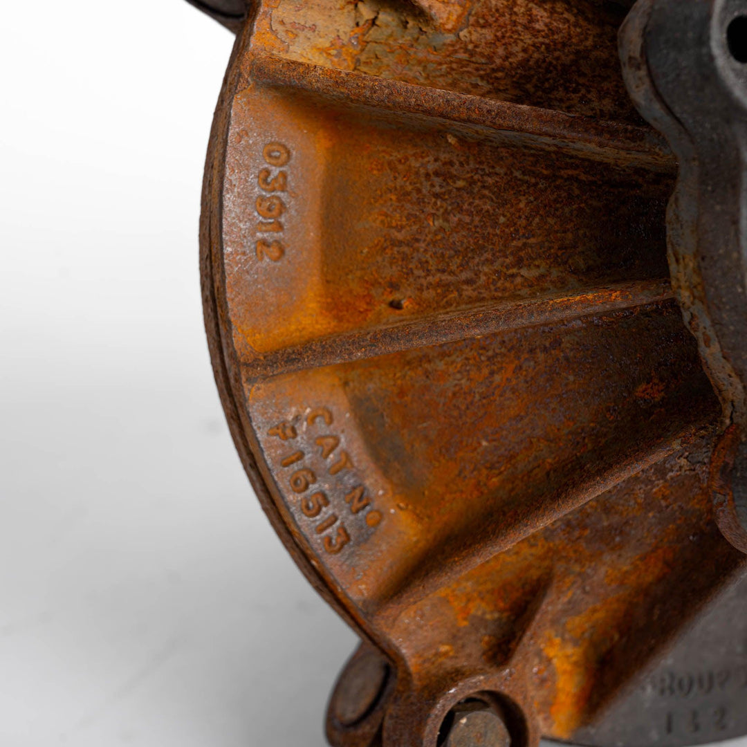 Early Cast Iron Flameproof Industrial Pendant Lights by G.E.C