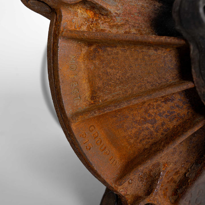 Early Cast Iron Flameproof Industrial Pendant Lights by G.E.C