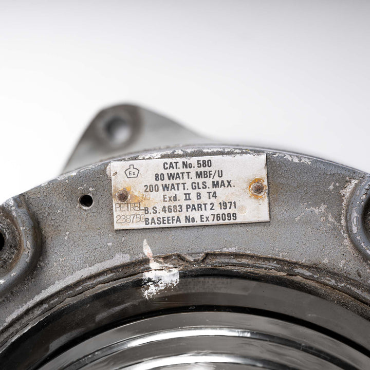 Extra Large Industrial Circular Bulkhead Lights by Heyes & Co Ltd, Wigan