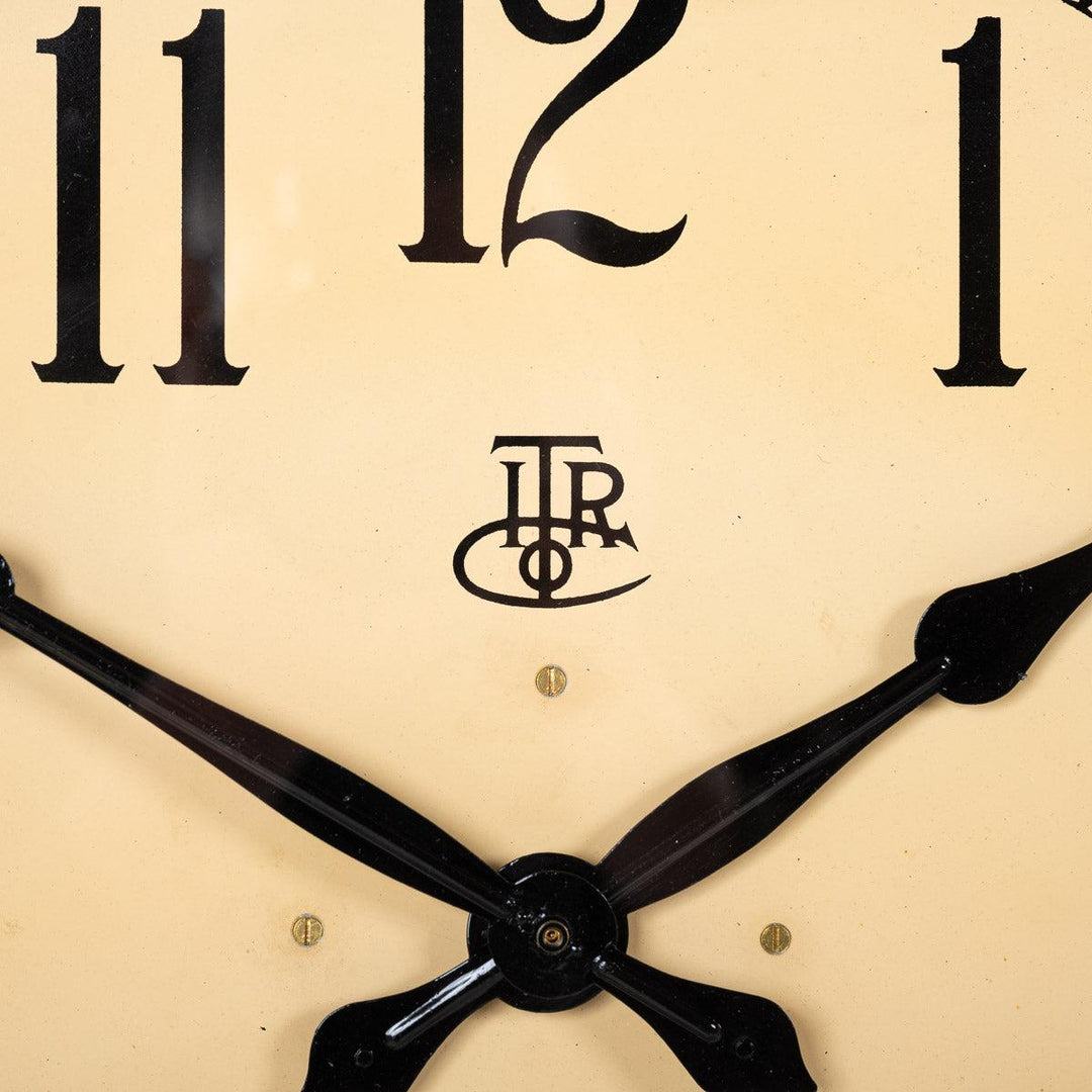 Extra Large Reclaimed Industrial Factory Clock by International Time R ...