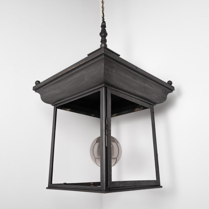 Exceptional Large Scale Blackened Steel Victorian Pub Exterior Pagoda Lantern