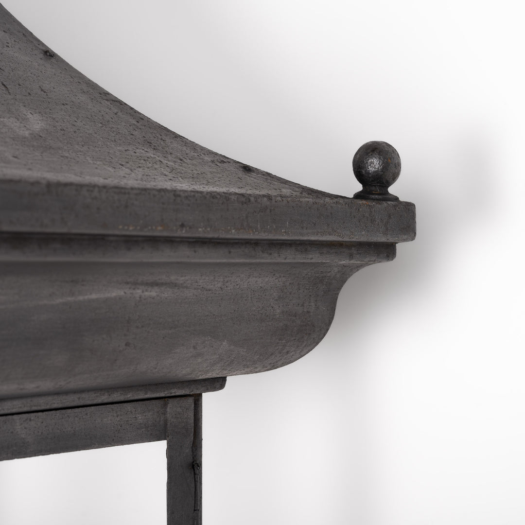 Exceptional Large Scale Blackened Steel Victorian Pub Exterior Pagoda Lantern