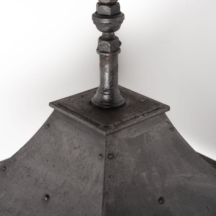 Exceptional Large Scale Blackened Steel Victorian Pub Exterior Pagoda Lantern