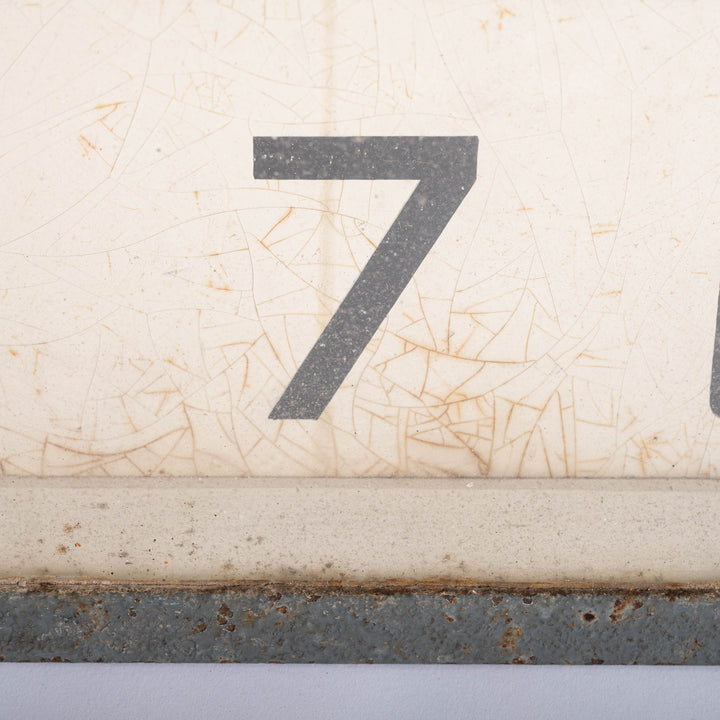 Large Art Deco Square Cinema Wall Clock by Gents of Leicester