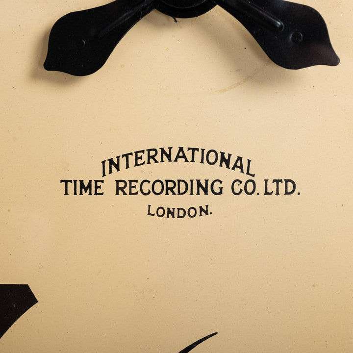 Large Industrial Factory Clock by International Time Recording Co Ltd