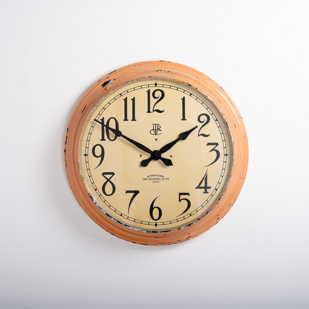 Large Industrial Factory Clock by International Time Recording Co Ltd