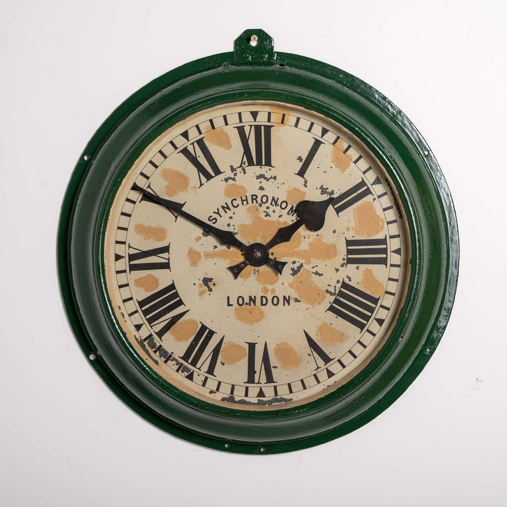 Large & Rare Factory Slave Clock by Synchronome Electric · London