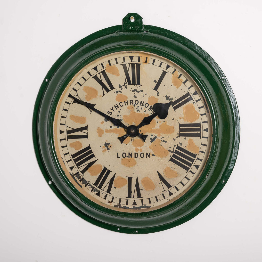 Large & Rare Factory Slave Clock by Synchronome Electric · London