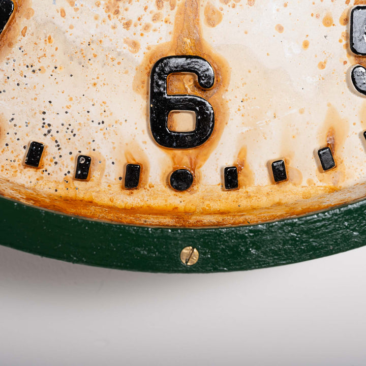 Large & Rare Industrial Cast Iron Factory Clock by Gent of Leicester