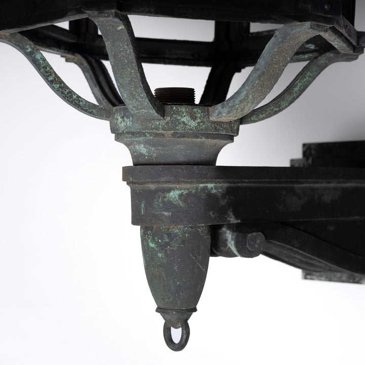 Monumental Cast Bronze Exterior Lanterns by The General Electric Company