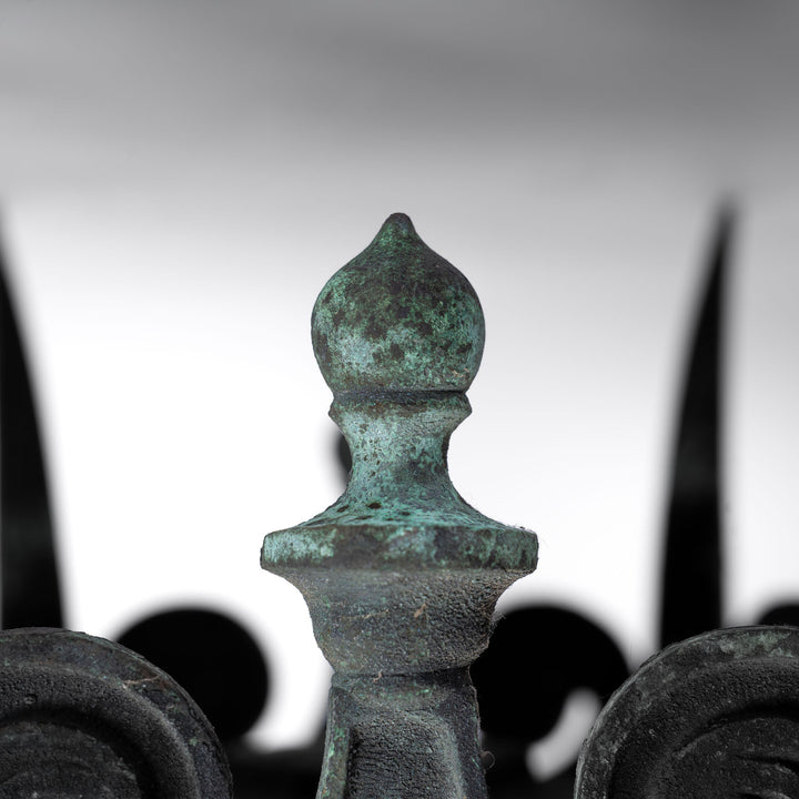 Monumental Cast Bronze Exterior Lanterns by The General Electric Company