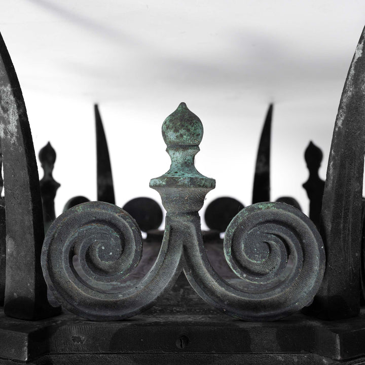 Monumental Cast Bronze Exterior Lanterns by The General Electric Company