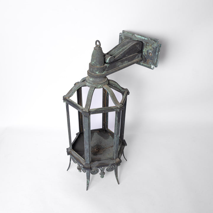 Monumental Cast Bronze Exterior Lanterns by The General Electric Company